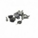 357905851D KIT SERRATURE ANT DESTRA,ANT SINISTRA,BAULE,BLOCCHETTO AVV E CASSETTO CON CHIAVE VOLKSWAGEN POLO (1997) 1.4