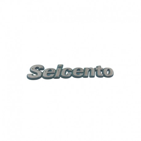 STEMMA EMBLEMA COFANO POSTERIORE BAULE FIAT SEICENTO (2000) 900 BENZINA 29KW 3P